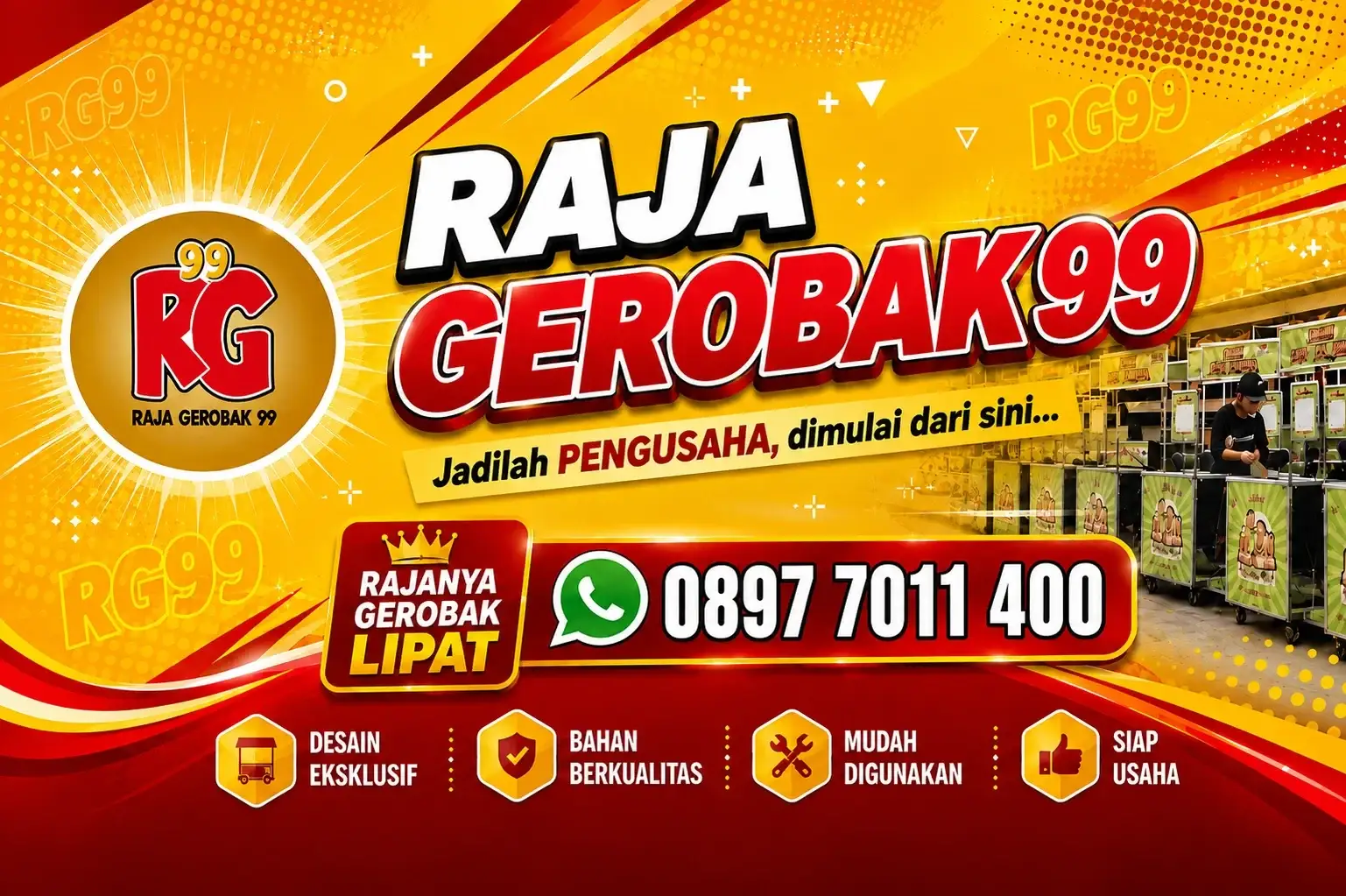 Banner Raja Gerobak 99 slide 1